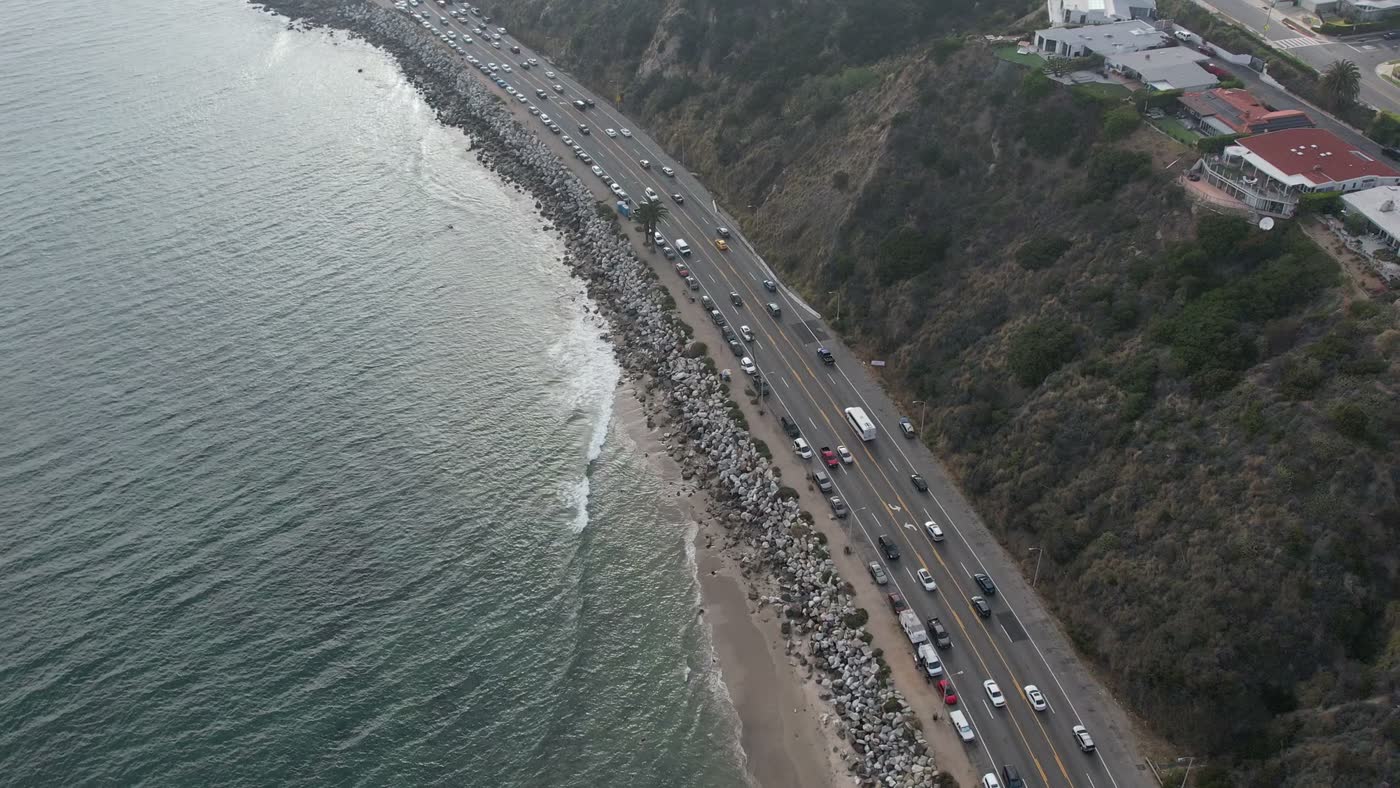 Aerial view of the 101 corridor